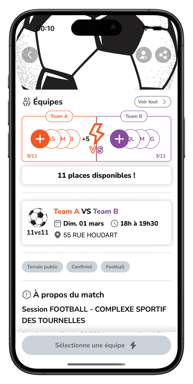 Détail de la session